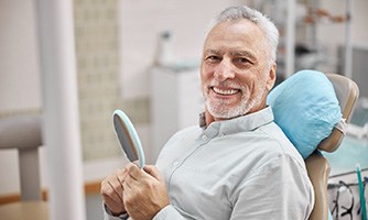 Man at the dentist in Bakersfield